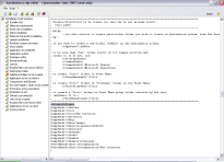 Editor screenshot