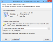 CEOptions screenshot