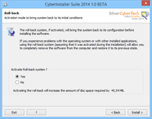 CIRollBack screenshot